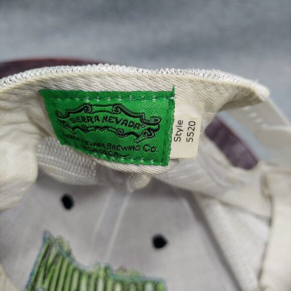 Sierra Nevada Optimum Trucker Hat Black & White Mesh Adjustable Back - Picture 11 of 11